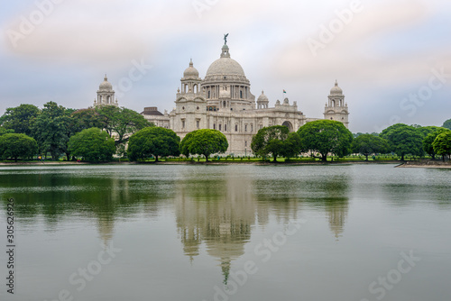 Canvastavla View at the Victoria Memorial in Kolkata - India,West Bengal