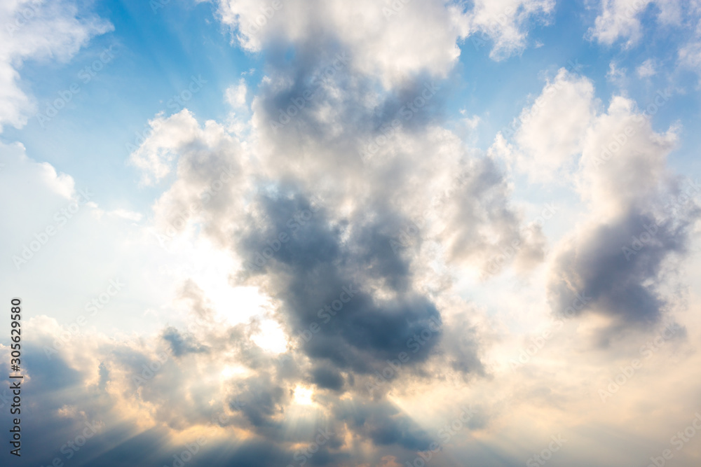 Fototapeta premium Sunset Sky Background