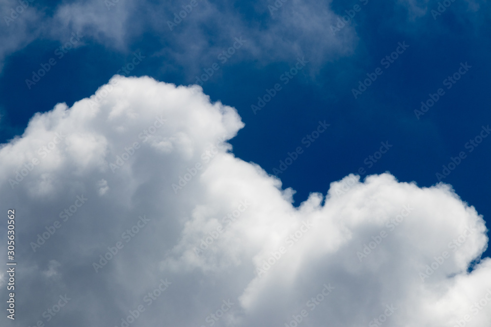 blue sky is covered by white clouds on raining day blue sky is covered by white clouds on raining day