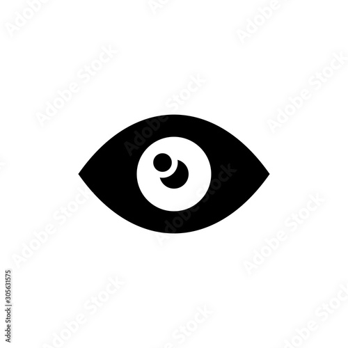 Eye Vector Glyph Icon