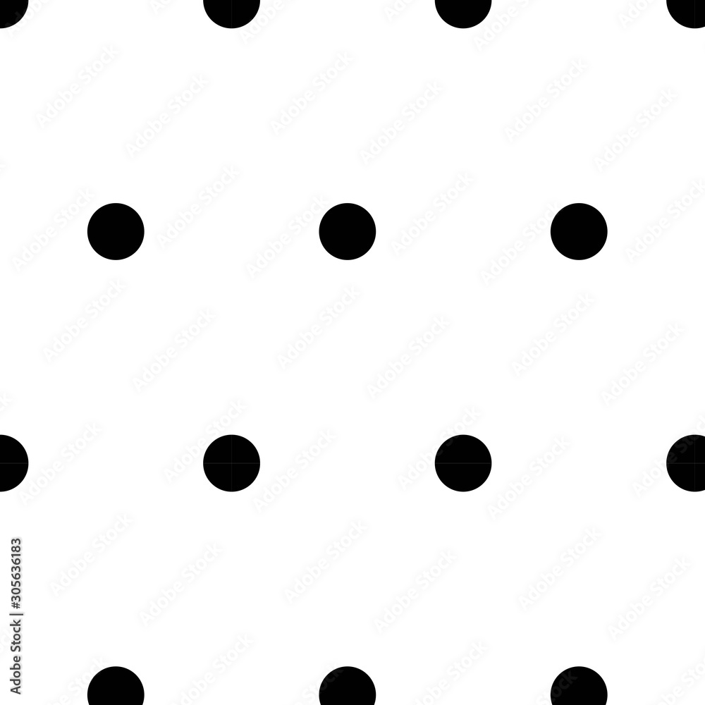 The vector seamless pattern. Cute small black spot pattern. Vector for wallpaper, child apron, fabric, textile pattern. Endless print. Background illustration vector. The vector seamless pattern. Cute small black spot pattern. Vector for wallpaper, child apron, fabric, textile pattern. Endless print. Background illustration vector.