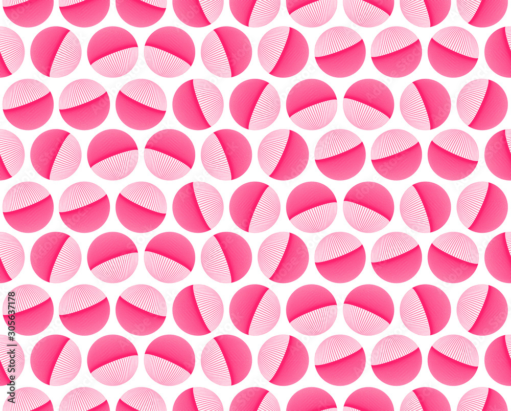 abstract wired spheres seamless red white abstract wired spheres seamless red white