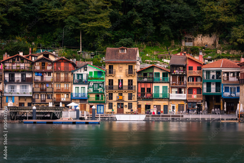 Fishermen town of Pasaia at the Basque Country.