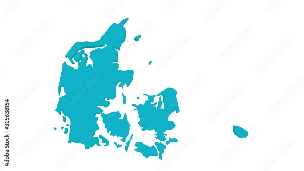 3d animated map of denmark