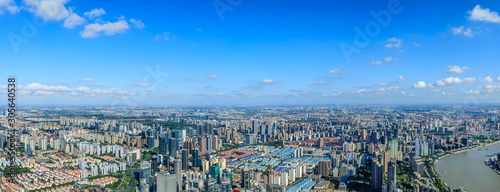 Aerial view of Shanghai skyline,China. © ABCDstock