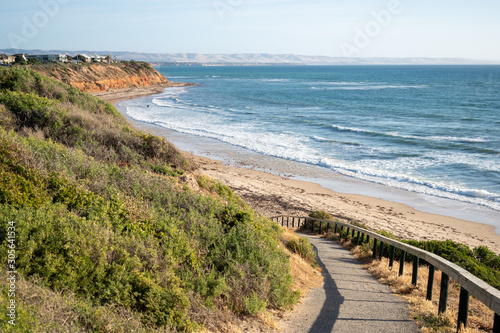 A sunny day at seaford beach located south of Adelaide South Australia on 26th November 2019