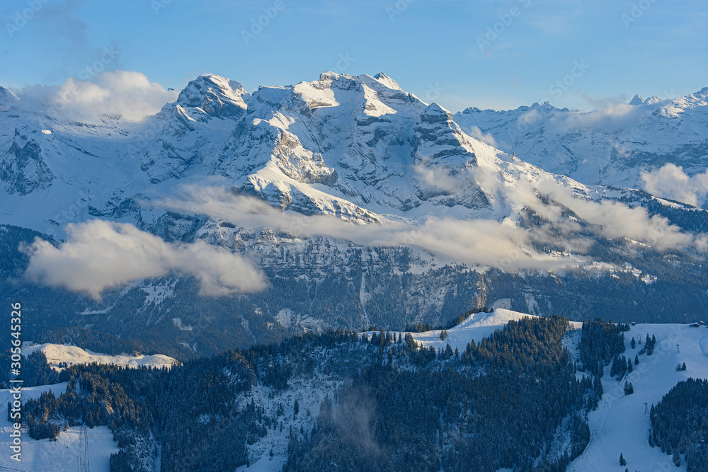 Valenstöcke aus der Sicht des Stanserhorns, Innerschweiz