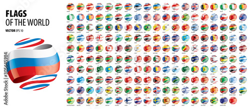 Stampa su tela National flags of the countries