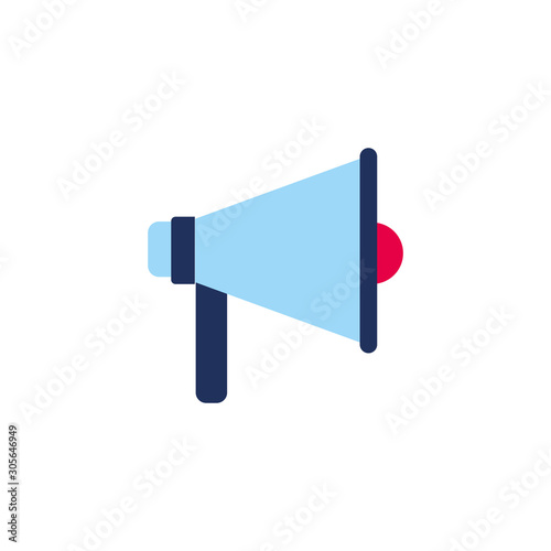 vote megaphone flat style icon