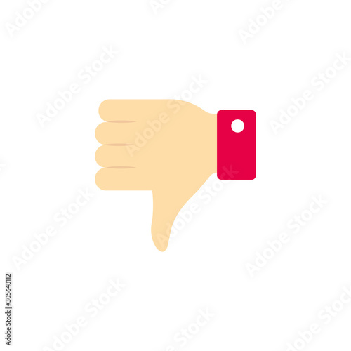 vote dont accept flat style icon
