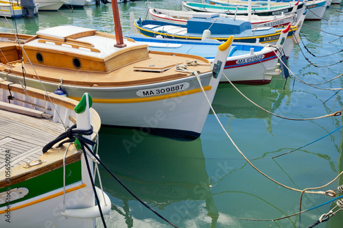 Wallpaper Mural Boats in the port of Cassis town. Provence, France Torontodigital.ca