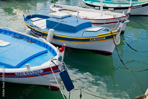 Boats in the port of Cassis town. Provence, France