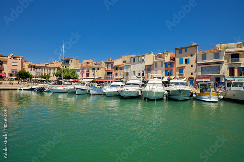 Port of Cassis old town. Provence  France