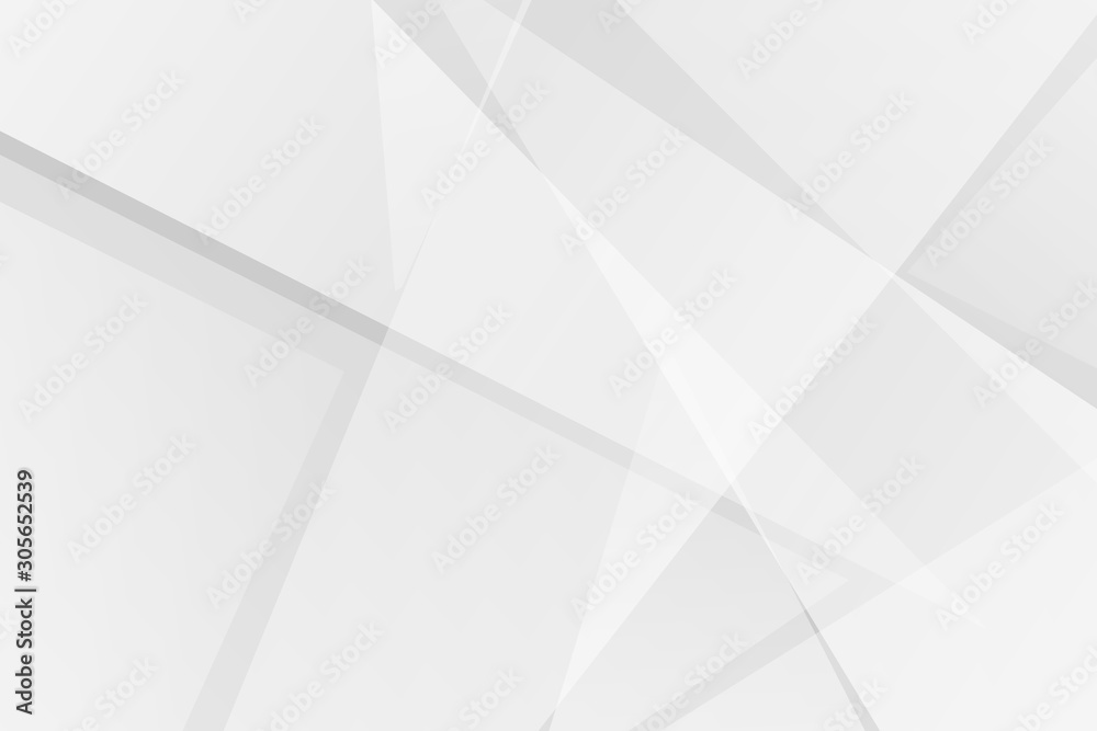 Fototapeta premium Abstract white and grey on light silver background modern design. Vector illustration EPS 10.