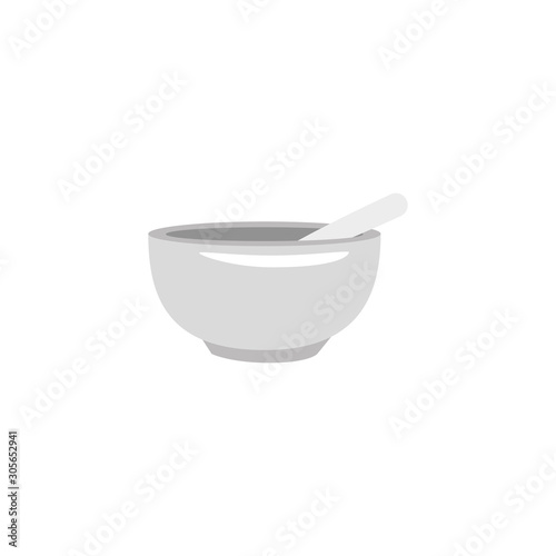 kitchen dish with grinder flat style icon