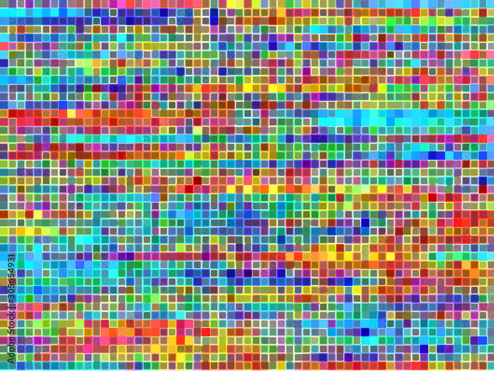 Fototapeta premium Abstract colorful graphic creative texture background for wallpaper design geometric stripes pattern fabric cloth backdrop lines pixel square mosaic decorative element