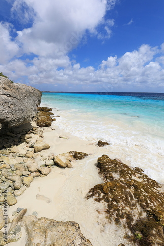 Beautiful coast of Bonaire island