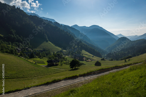 Mountain village Zgornja Sorica in Julian Alps, Slovenia © Artur Bociarski