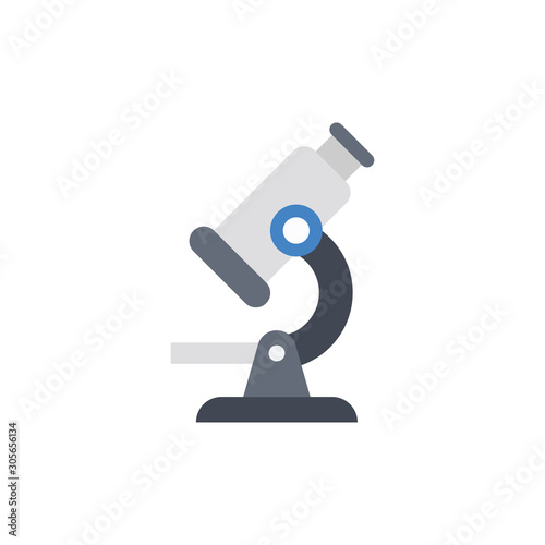 Microscope Vector Flat Icon