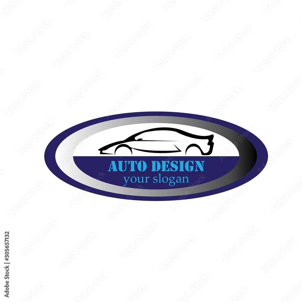 Obraz premium Car automotive logo vector