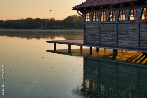 pier at sunset
