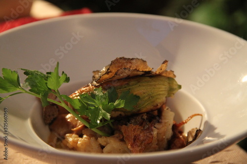 Fleur de courgette facie