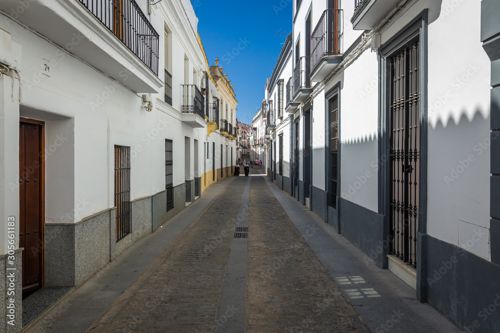 Wioska Jerez de los Caballeros w Hiszpanii