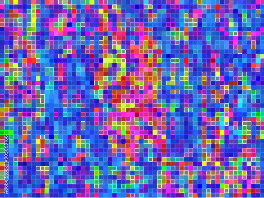 Fototapeta premium Abstract colorful graphic creative texture background for wallpaper design geometric stripes pattern fabric cloth backdrop lines square pixel mosaic decoration element