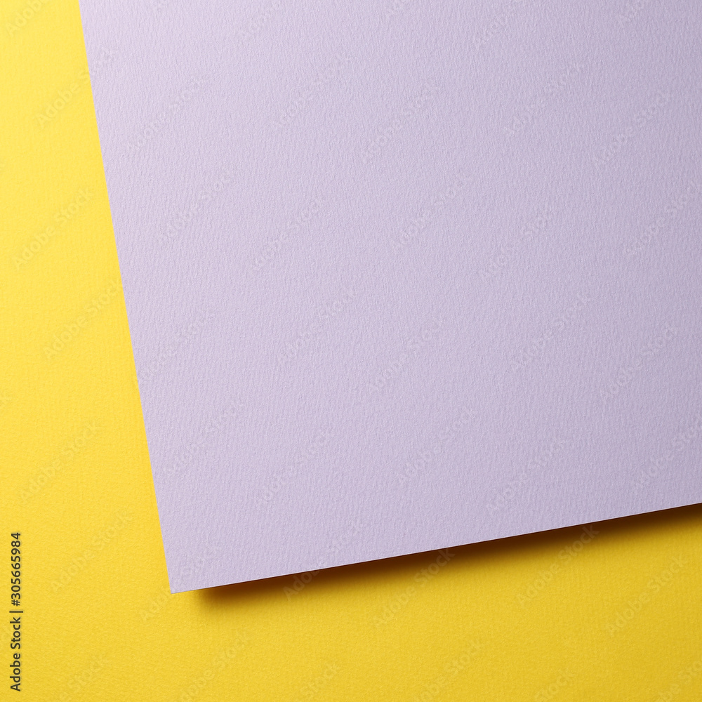 Purple and yellow paper background