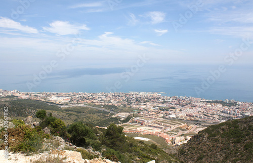 A View of Costa del Sol from Mount Calamorro, Spain