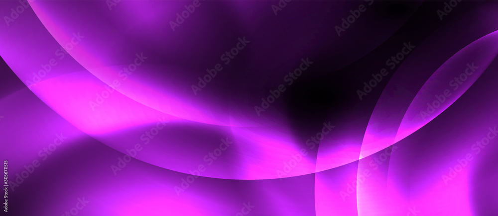 Shiny neon circles abstract background Shiny neon circles abstract background