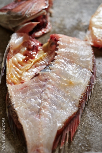Red sea bream fish fillet 