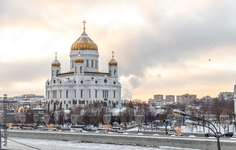 Church of the Savior on spilled blood, Moscow city, Russia 