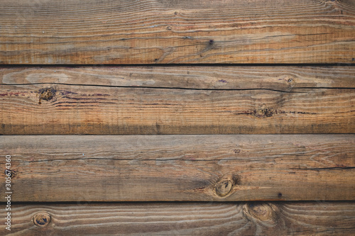Vintage brown wood fence, desk surface. Natural color. Brown old planks. Weat...