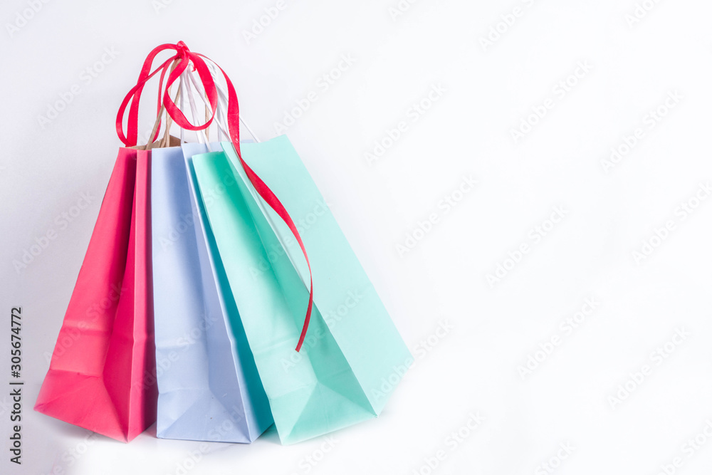 Christmas shopping and sale concept