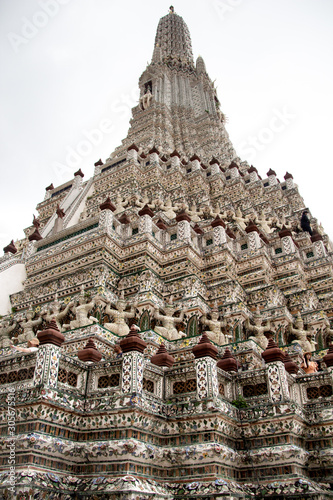 Photography "Wat Arun", one of the most famous temples of Bangkok, Thailand.