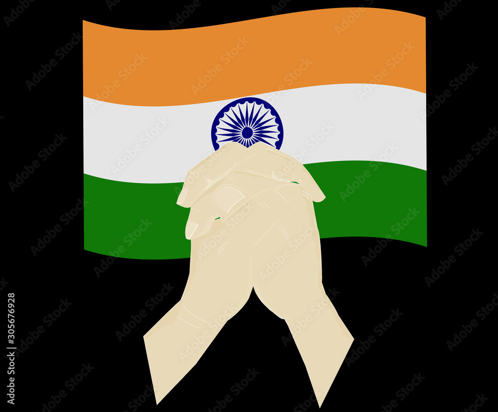 Praying hands with Indian flag, Pray for India, Save India, cartoon graphic, sight symbol background, vector illustration. Stock Vector | Adobe Stock Praying hands with Indian flag, Pray for India, Save India, cartoon graphic, sight symbol background, vector illustration. Stock Vector | Adobe Stock