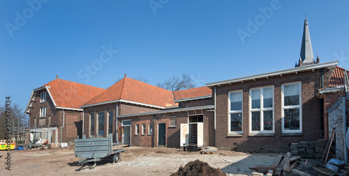 Restauration of the Bovenmeester Steenwijk. Netherlands