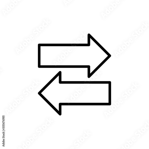 Free Download Arrows Vector Line Icons of Network and Communication. Pixel perfect. - GFXLoad