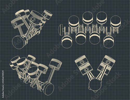 Piston crank mechanism photo