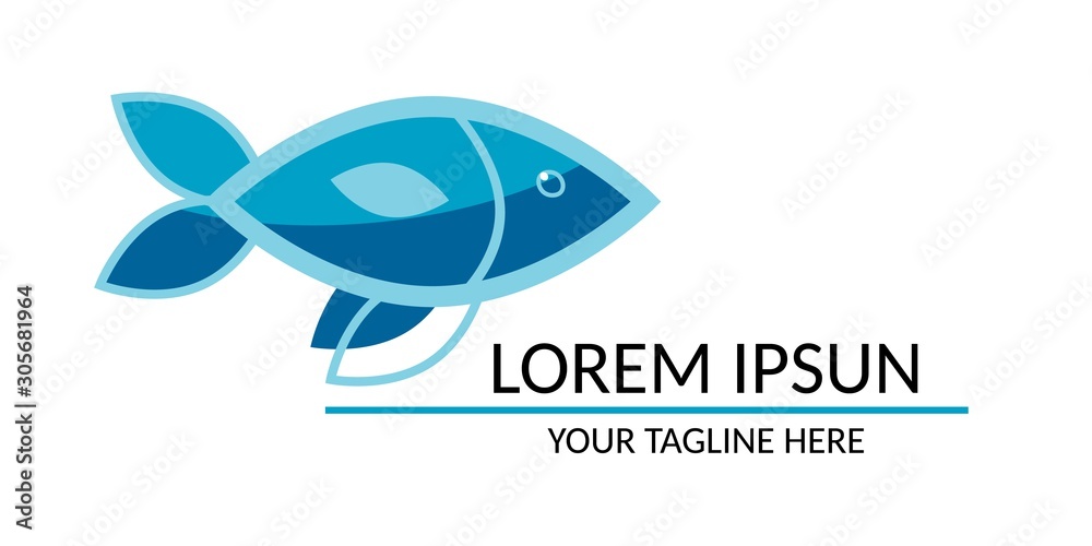 Logo concept for a company on the marine theme. Logo concept for a company on the marine theme.