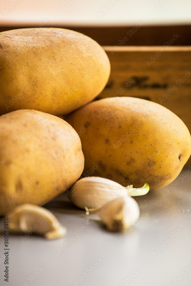 onion potatoes and carrots close up root vegetable