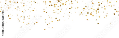 seamless confetti stars background for christmas time photo