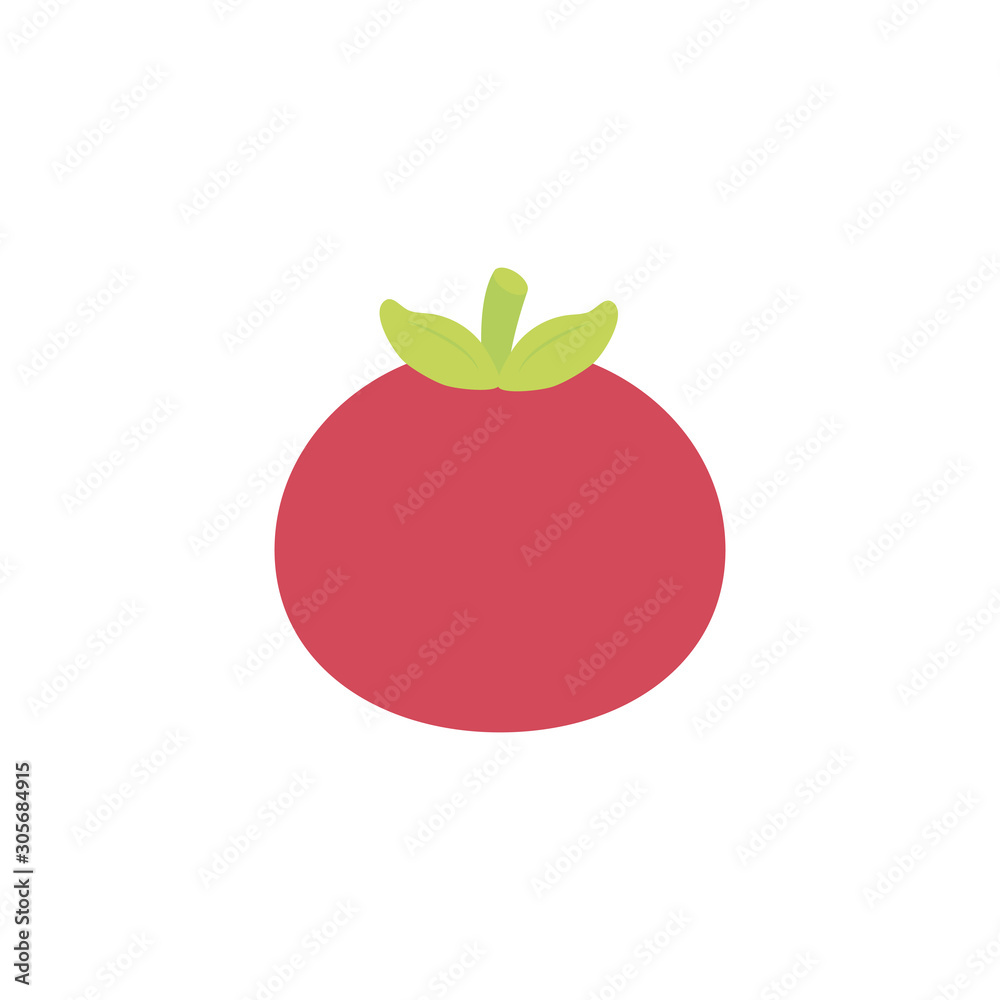 vegetable tomato flat style icon