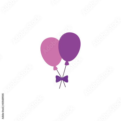 balloons helium air detailed style