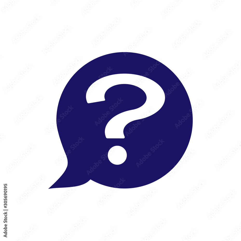 help vector icon, question icon in trendy flat design help vector icon, question icon in trendy flat design