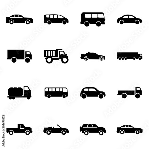 car icon, bus, ambulance icon vector design symbol 