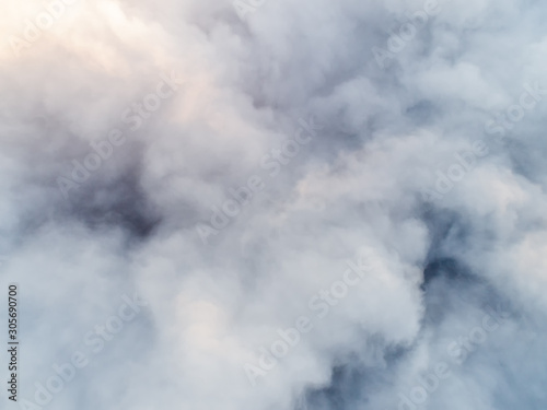 Thick fog over the right bank of Kiev.