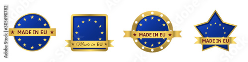 Made in EU badge set