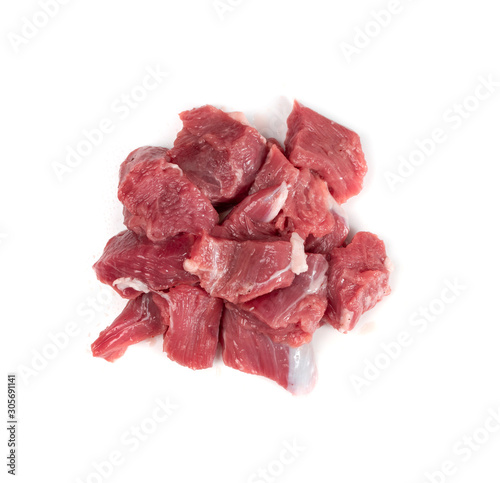 Raw Chopped Lamb Tenderloin Fillet, Diced Mutton Meat